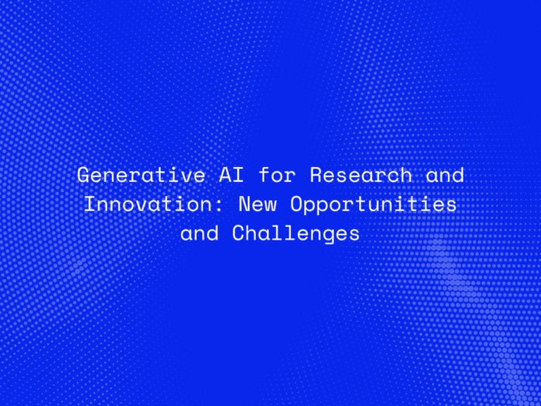 generative-ai-for-research-and-innovation-new-opportunities-and-challenges